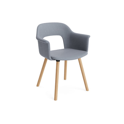 Layout Armchair 224 by HAY - Lacquered Oak Base / Naveli 143