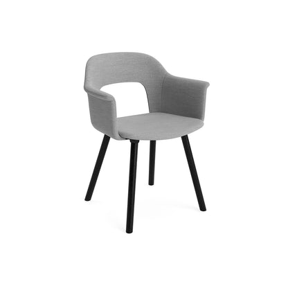 Layout Armchair 224 by HAY - Black Lacquered Oak Base / Mode 008