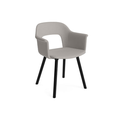 Layout Armchair 224 by HAY - Black Lacquered Oak Base / Autumn 0101