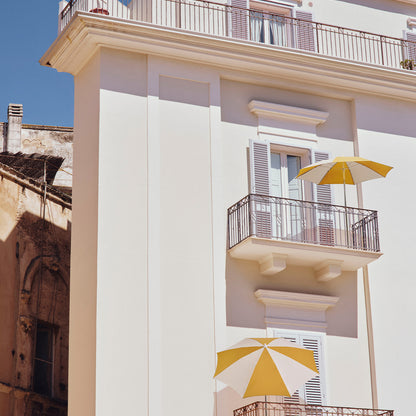 Terrazza Parasol by HAY - Octagon / Off-White and Ochre