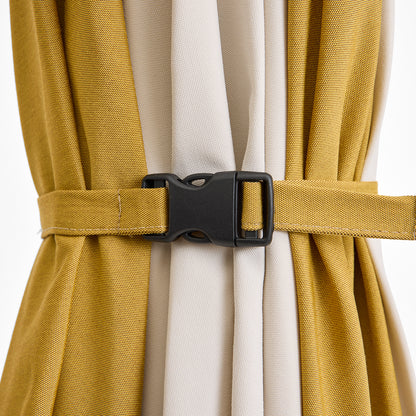 Terrazza Parasol by HAY - Hexagon / Off White and Ochre