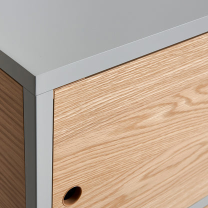 New Order Shelving - Combination 304 in Light Grey by HAY