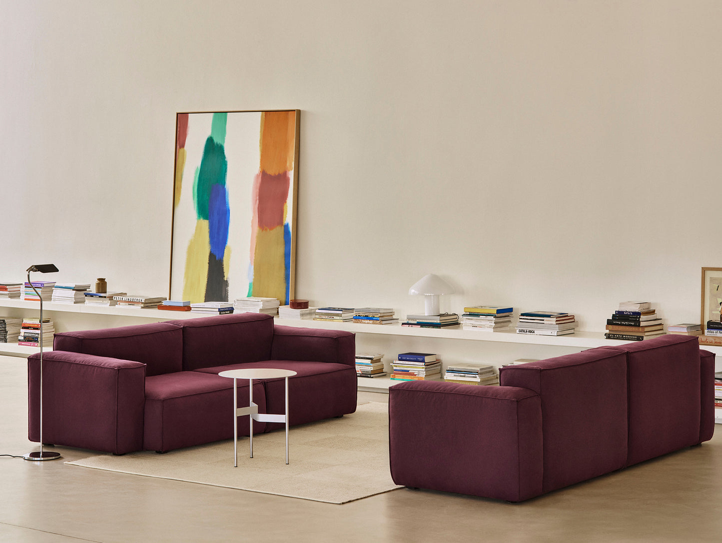 Mags Soft Sofa (Low Armrest) with Removable Cover - Individual Modules by HAY -  Story014