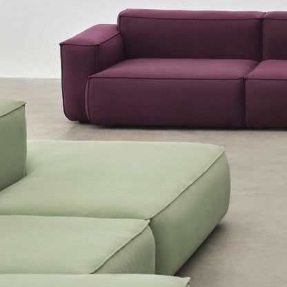 Mags Soft 3 Seater Sofa (Low Armrest) with Removable Cover by HAY 
