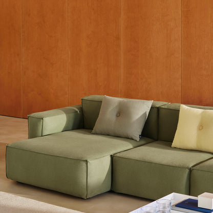 Mags Soft 3 Seater Sofa (Low Armrest) with Removable Cover by HAY - Combination 4 Left / Linara 100