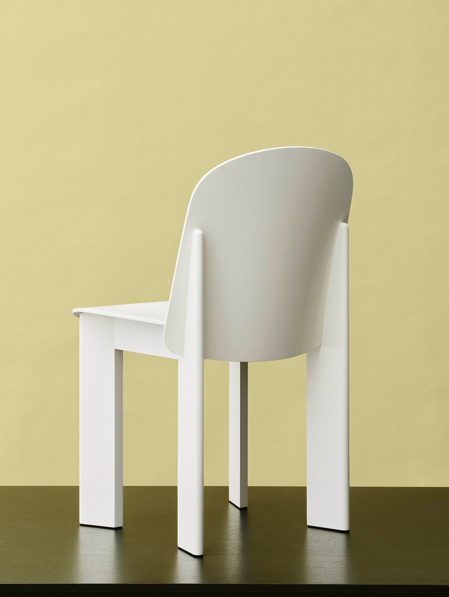 Chisel 65 Chair by HAY - Cream White Lacquered Oak