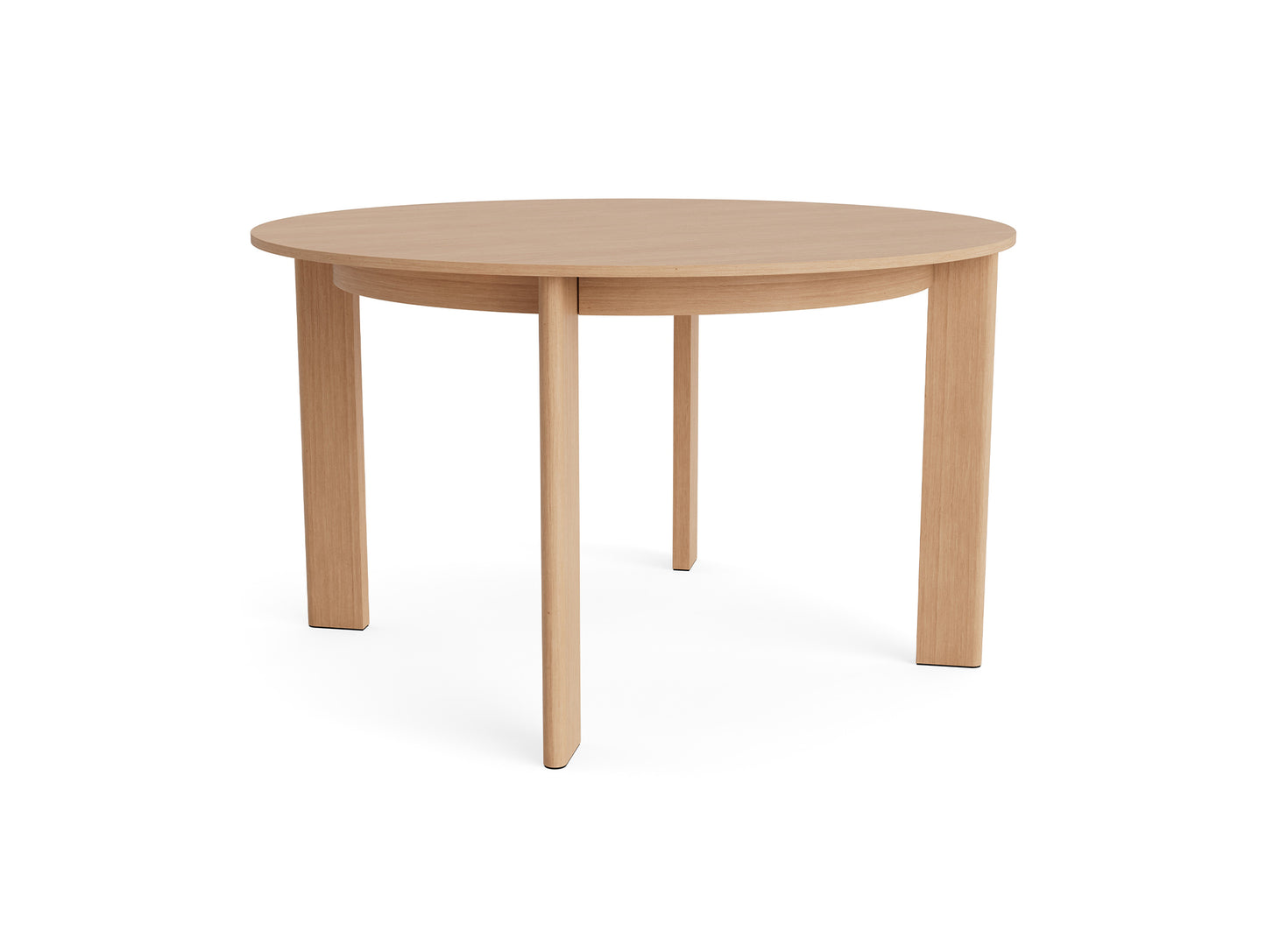Chisel 25 Table Round by HAY - D127cm  /  Lacquered Oak Veneer