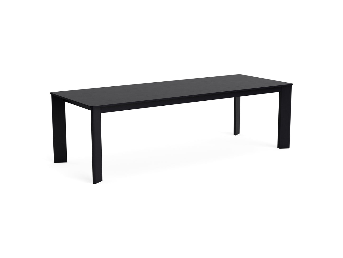 Chisel 30 Table Rectangular by HAY -  L250 / Black Lacquered Oak Veneer