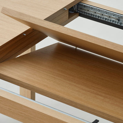 Chisel 630 Table  Rectangular by HAY - Lacquered Oak Veneer