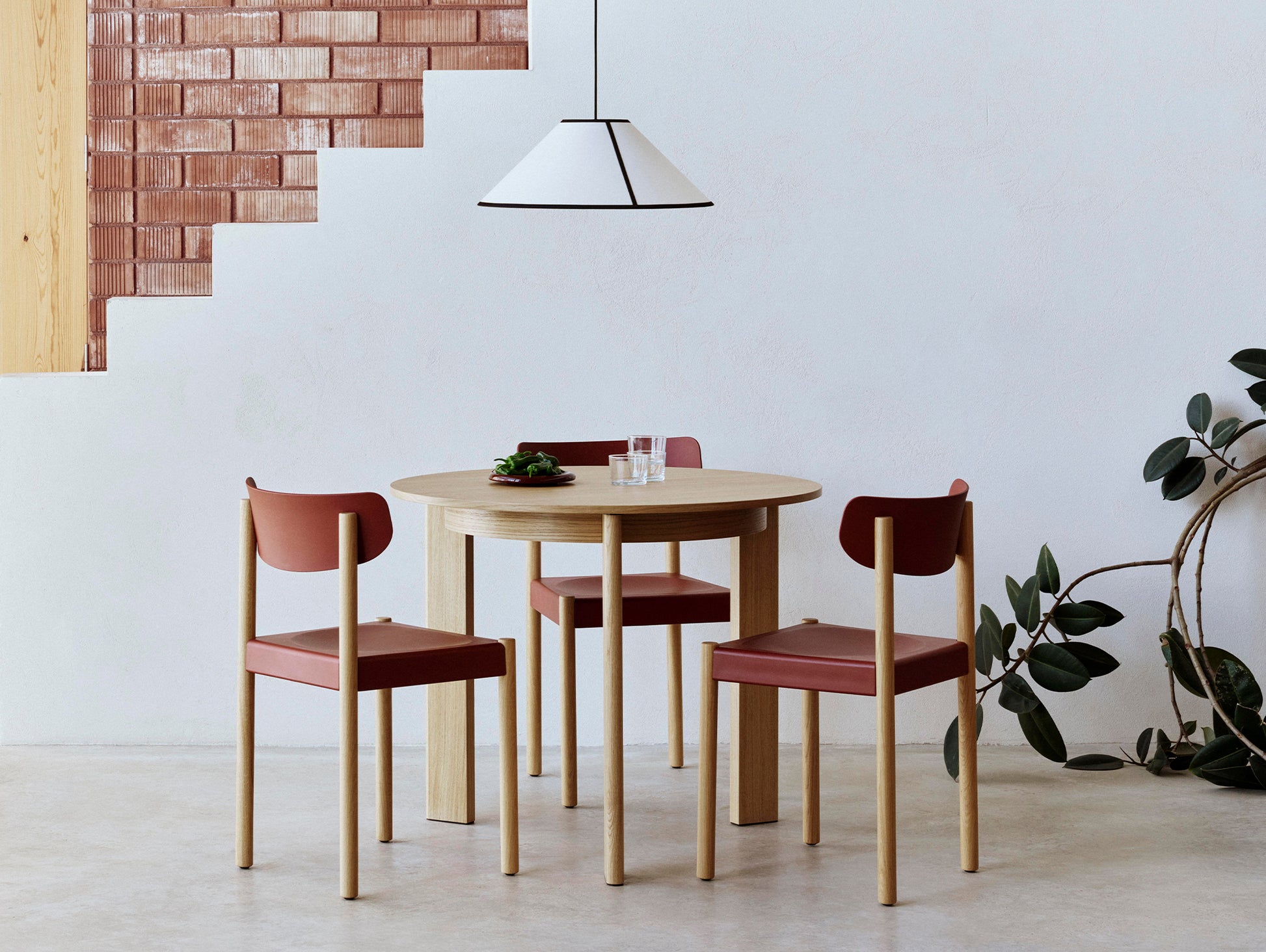 Pack Chair 10 by HAY - Hull Red / Oiled Oak