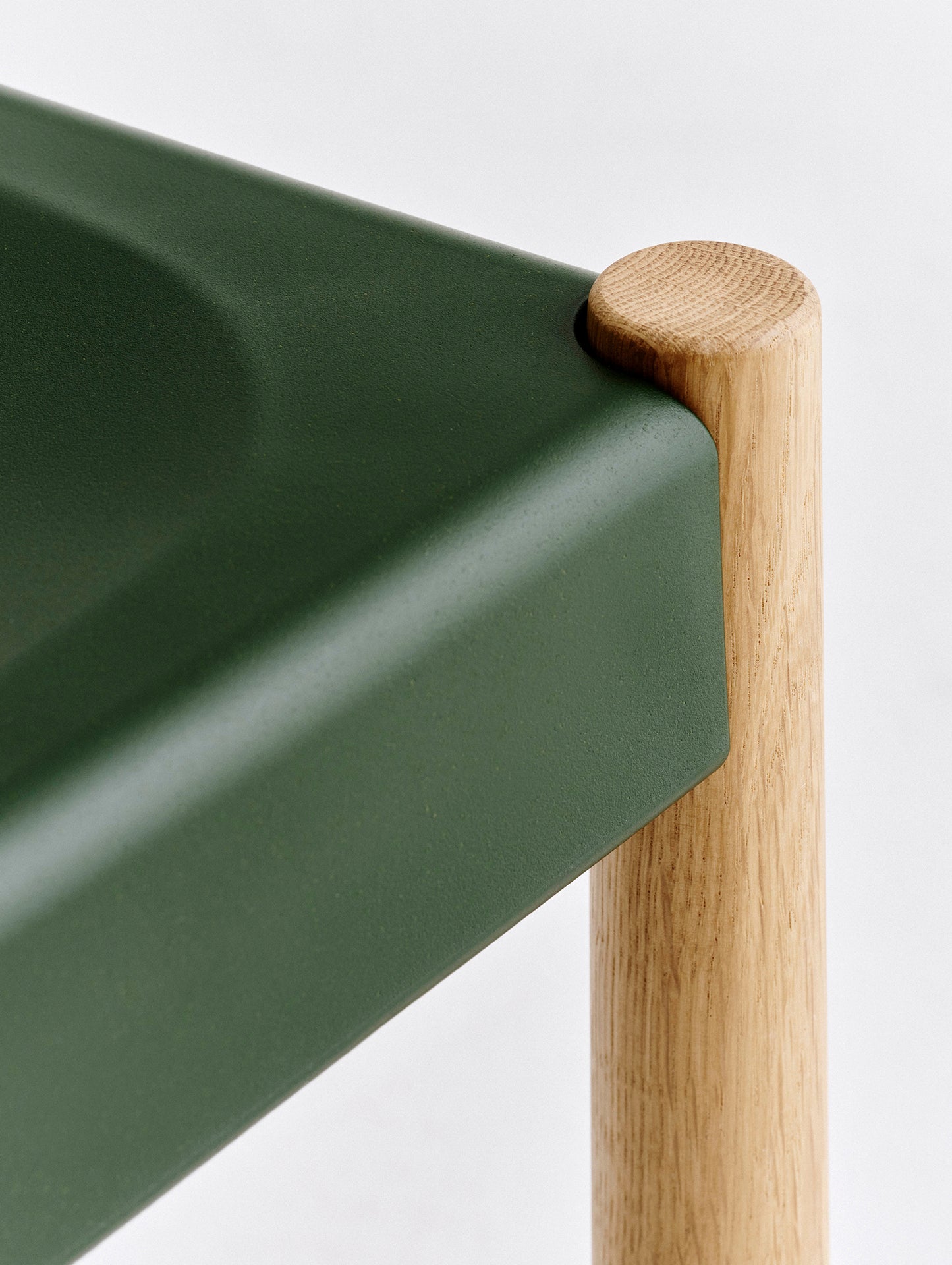 Pack Chair 10 by HAY - Palm Green / Oiled Oak