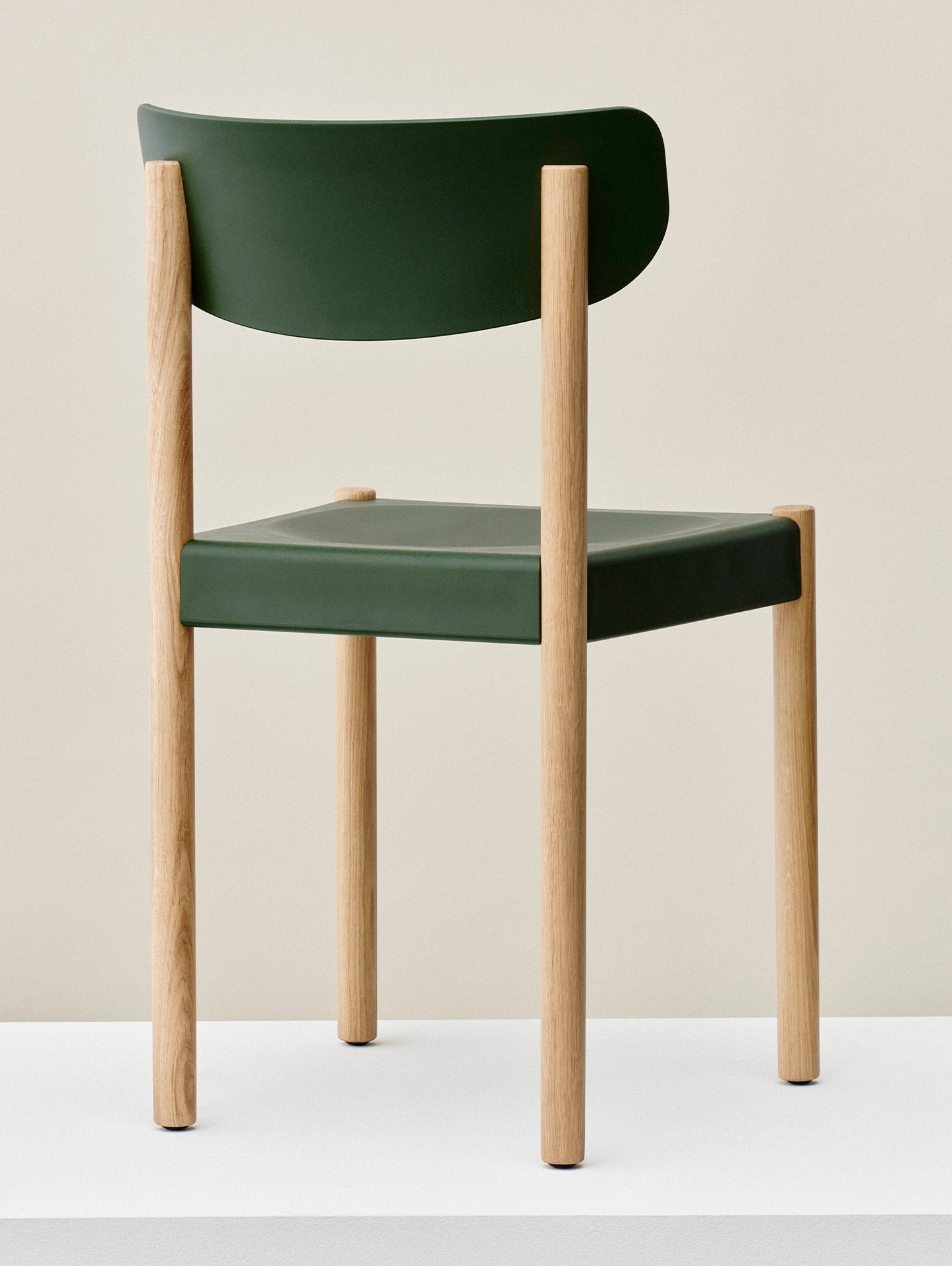 Pack Chair 10 by HAY - Palm Green / Oiled Oak