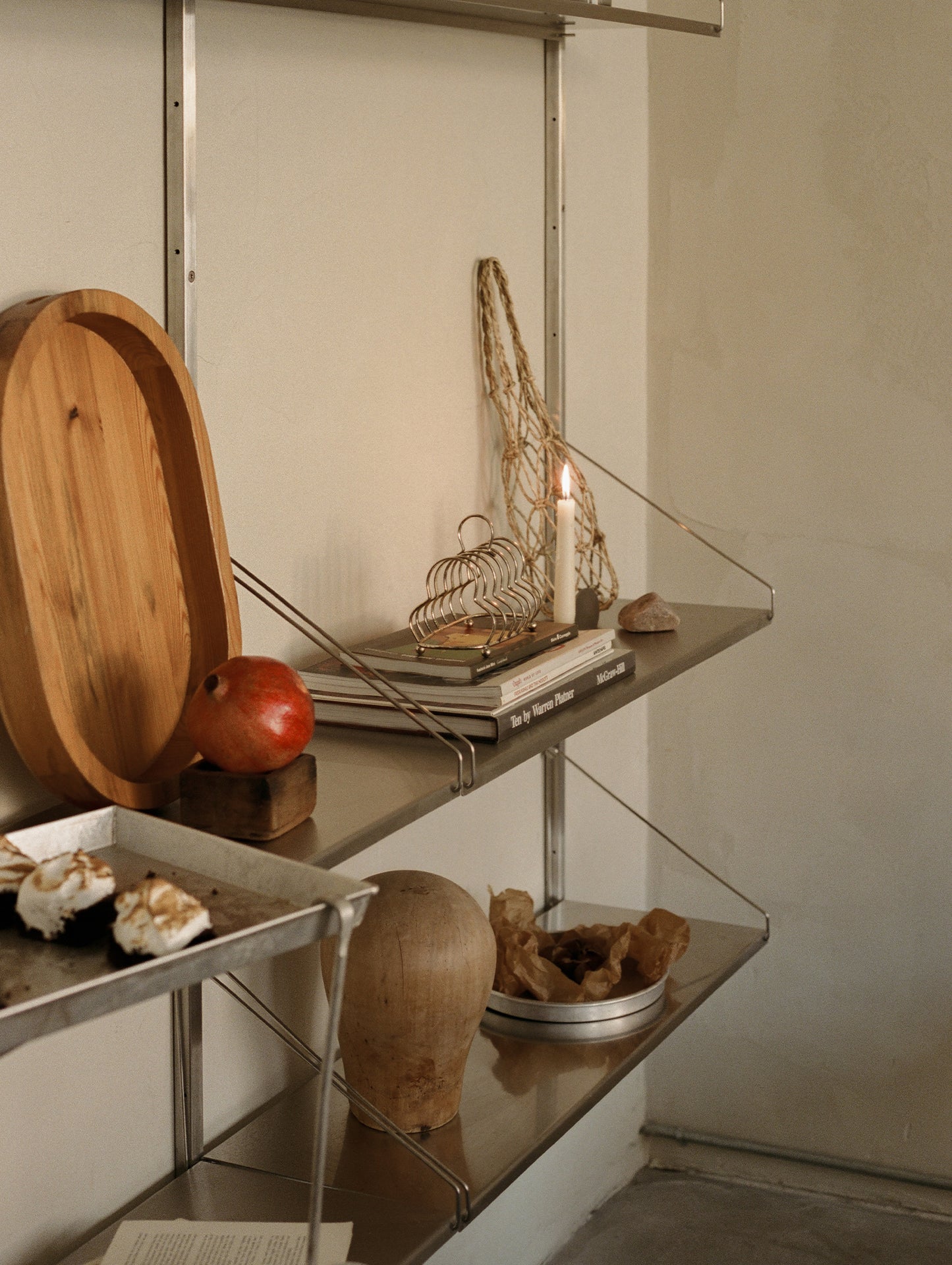 Shelf Library Stainless Steel by Frama