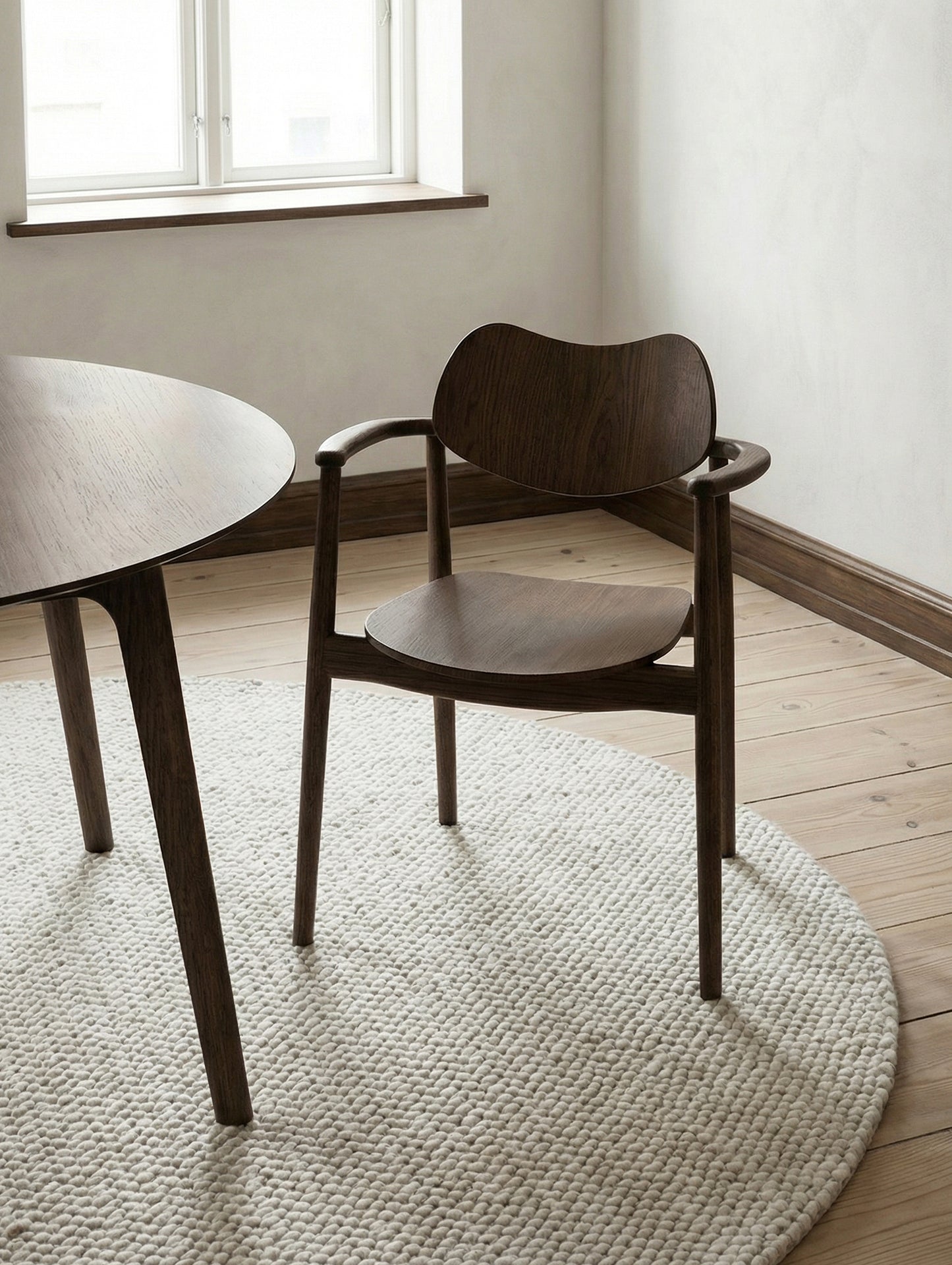 Regatta Chair by Ro Collection - Smoked Oak