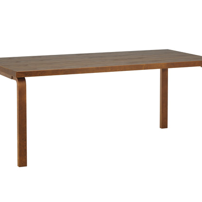 Aalto Table Rectangular by Artek - 83 / Walnut Stained Oak Veneer Top / Walnut Stained Birch Legs