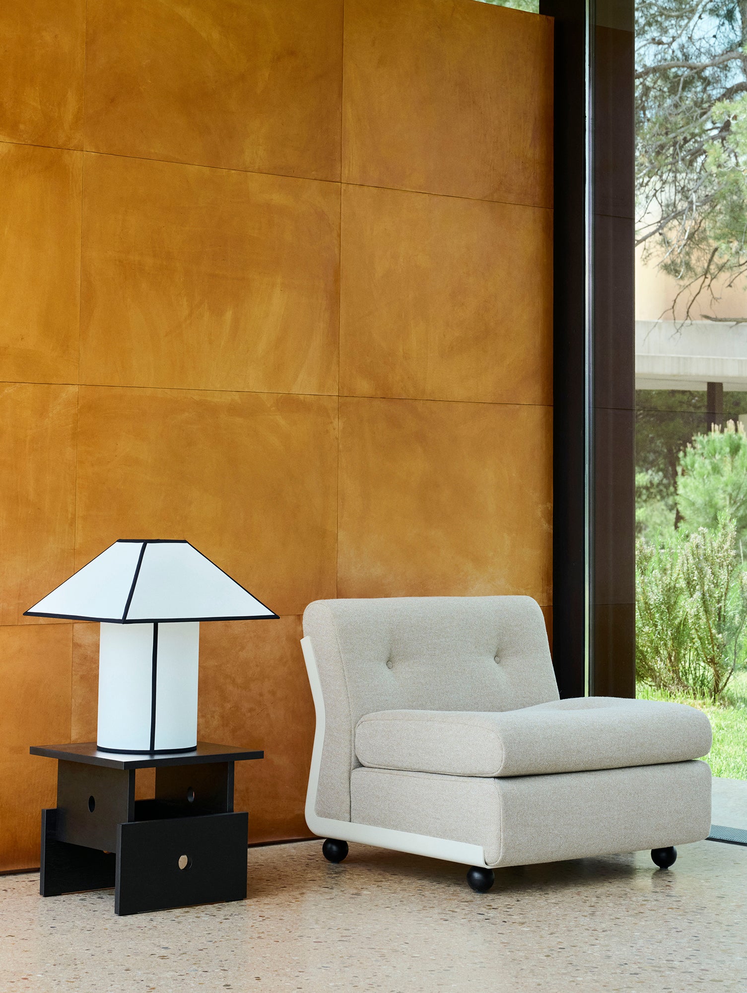 Wood Box Coffee Table by HAY - Black Lacquered Oak