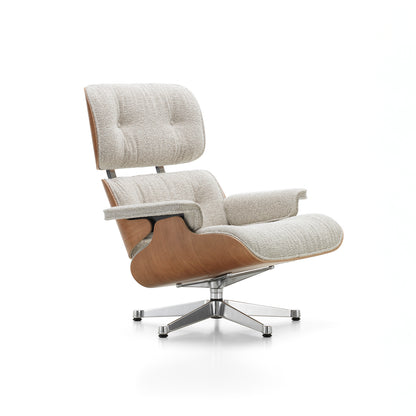 Eames Lounge Chair - Nubia Fabric by Vitra - American Cherry / Creme Sand 03 Nubia