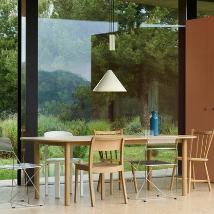 Annex Table Oblong by HAY - Oak Veneer Tabletop / Solid Oak Legs
