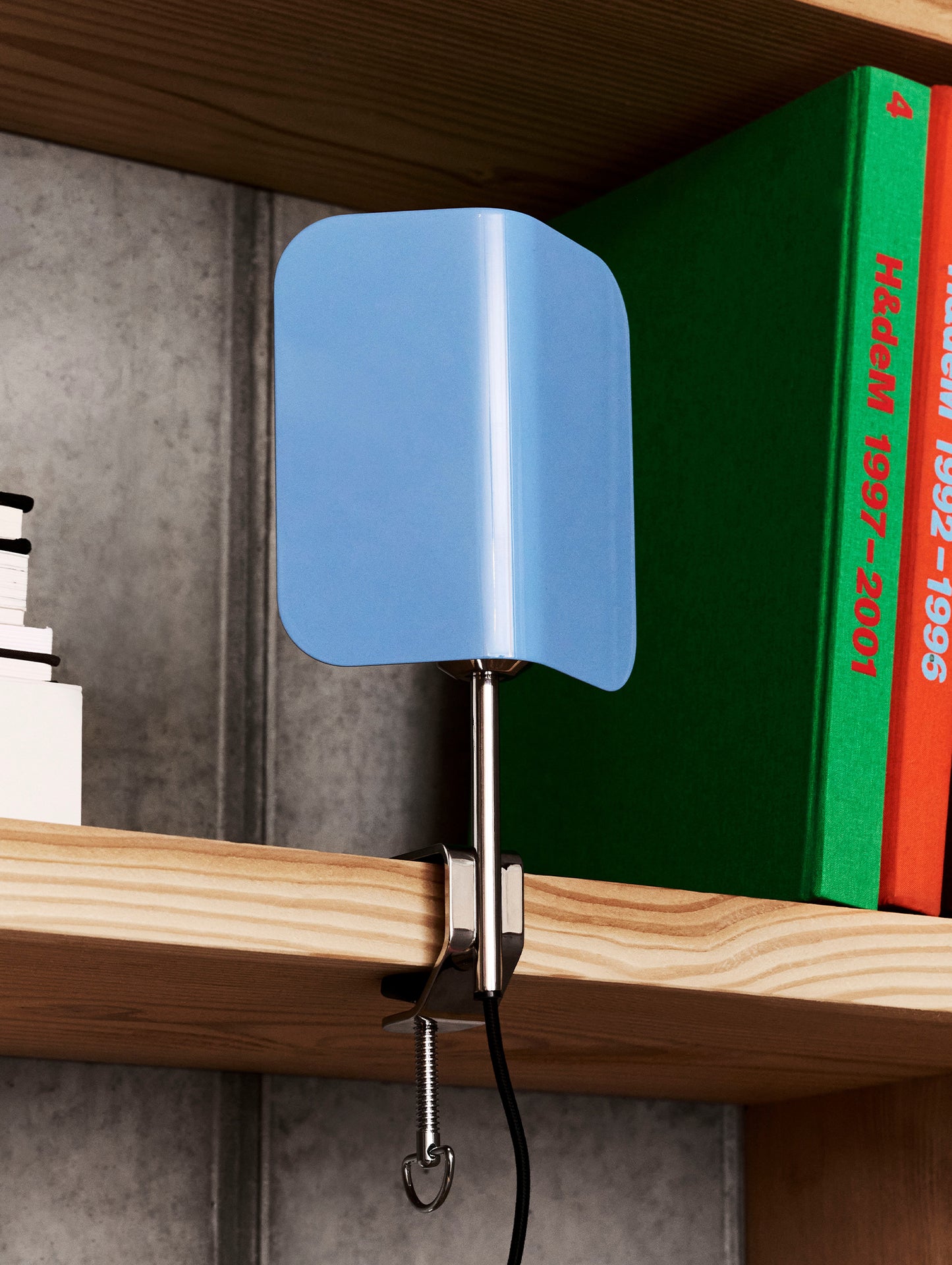Apex Clip Lamp by HAY - Pastel Blue