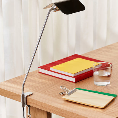 Apex Desk Clip Lamp by HAY - Iron Black