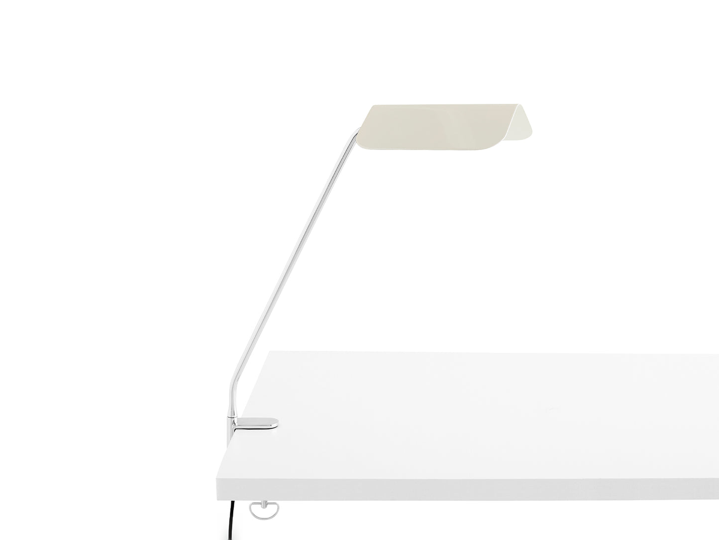 Apex Desk Clip Lamp by HAY - Oyster White