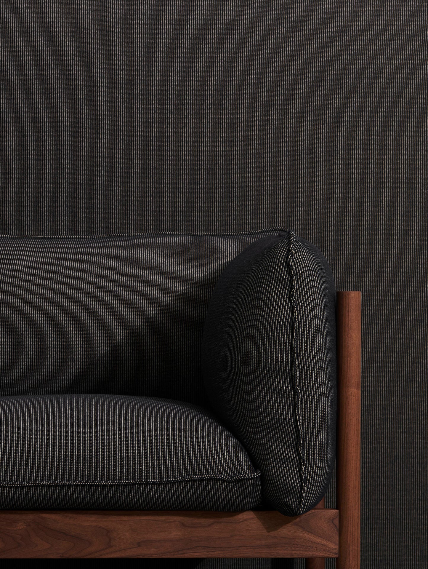 Arbour 2-Seater Sofa by HAY -  Oiled Waxed Walnut / Yuma 1010