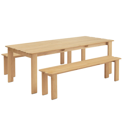 Assemble Table and Bench by Muuto