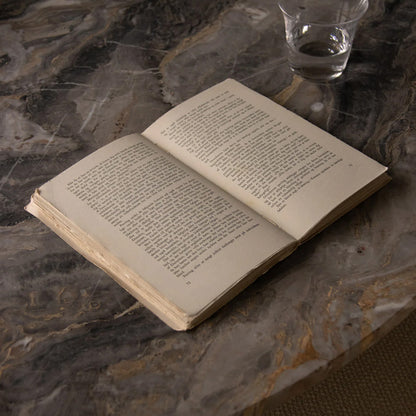 Androgyne Dining Table (Marble Edition) by Audo Copenhagen - Grey Galaxy Marble 