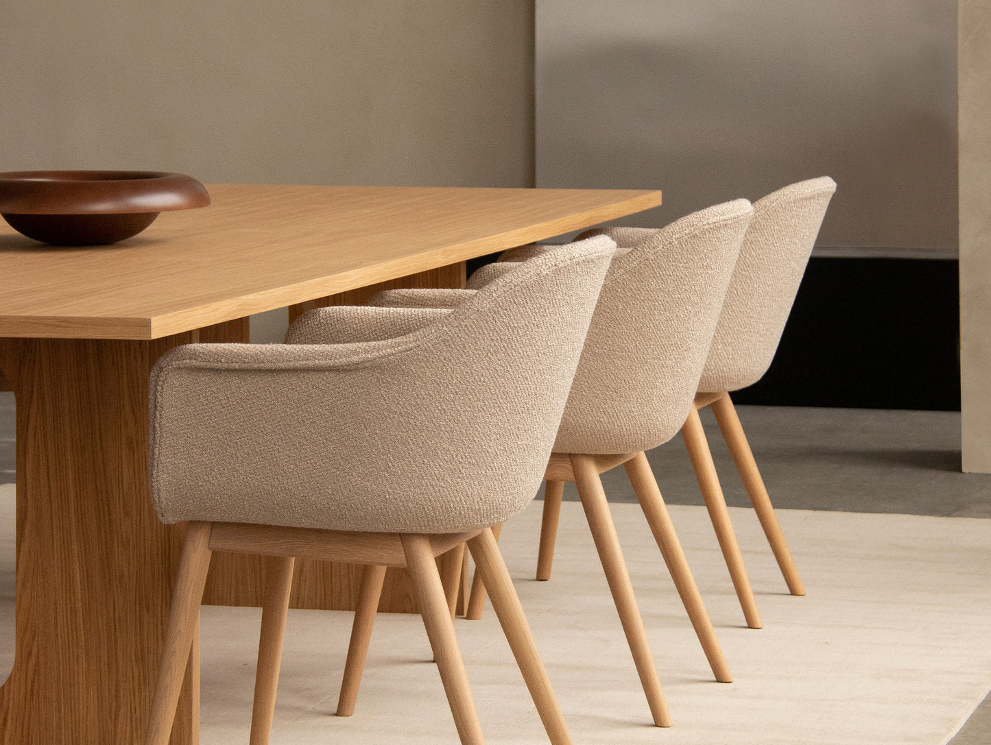 Harbour Chair with Wood Base