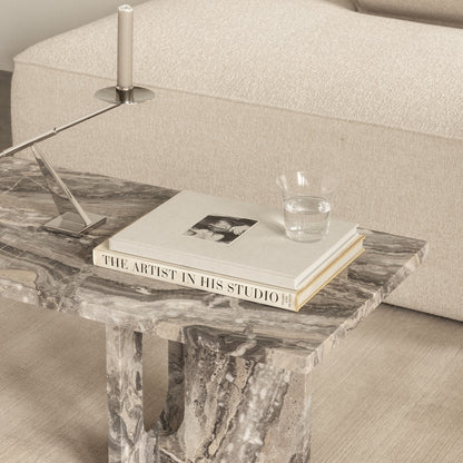 Androgyne Lounge Table by Audo Copenhagen - Grey Galaxy Marble