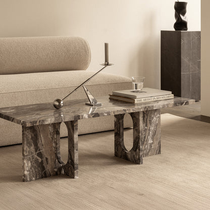 Androgyne Lounge Table by Menu - Grey Galaxy Marble