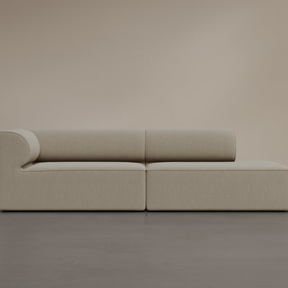 Eave 2-Seater Modular Sofa 96 by Audo Copenhagen - Configuration 3 / Boucle 02