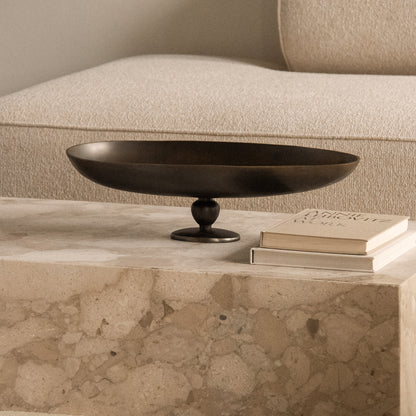 Marble Plinth Low by Audo Copenhagen - Sand Kunis Breccia Marble