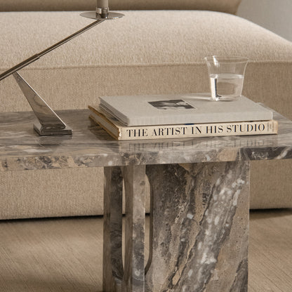 Androgyne Lounge Table by Audo Copenhagen - Grey Galaxy Marble