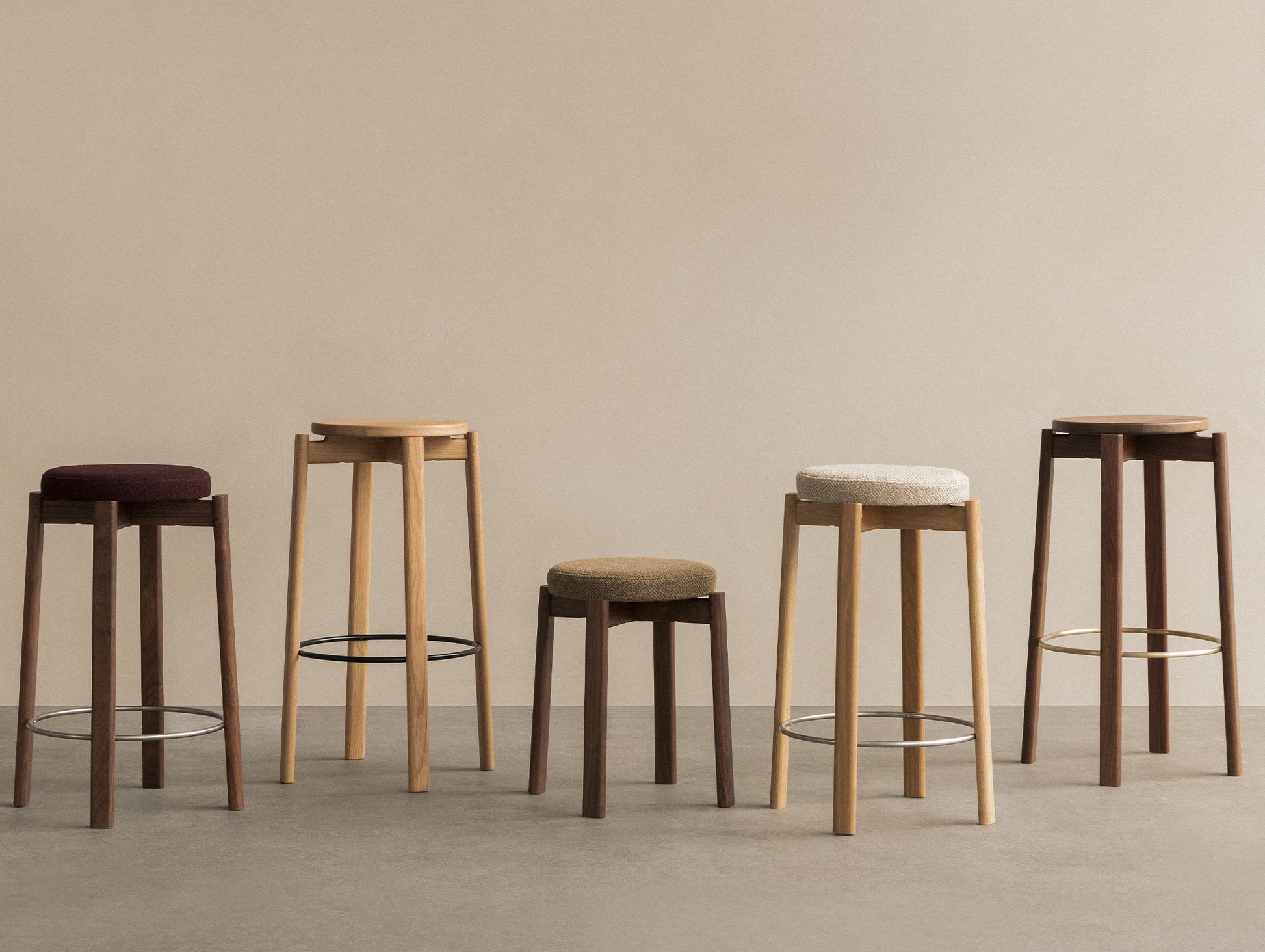 Passage Stool Upholstered by Audo Copenhagen