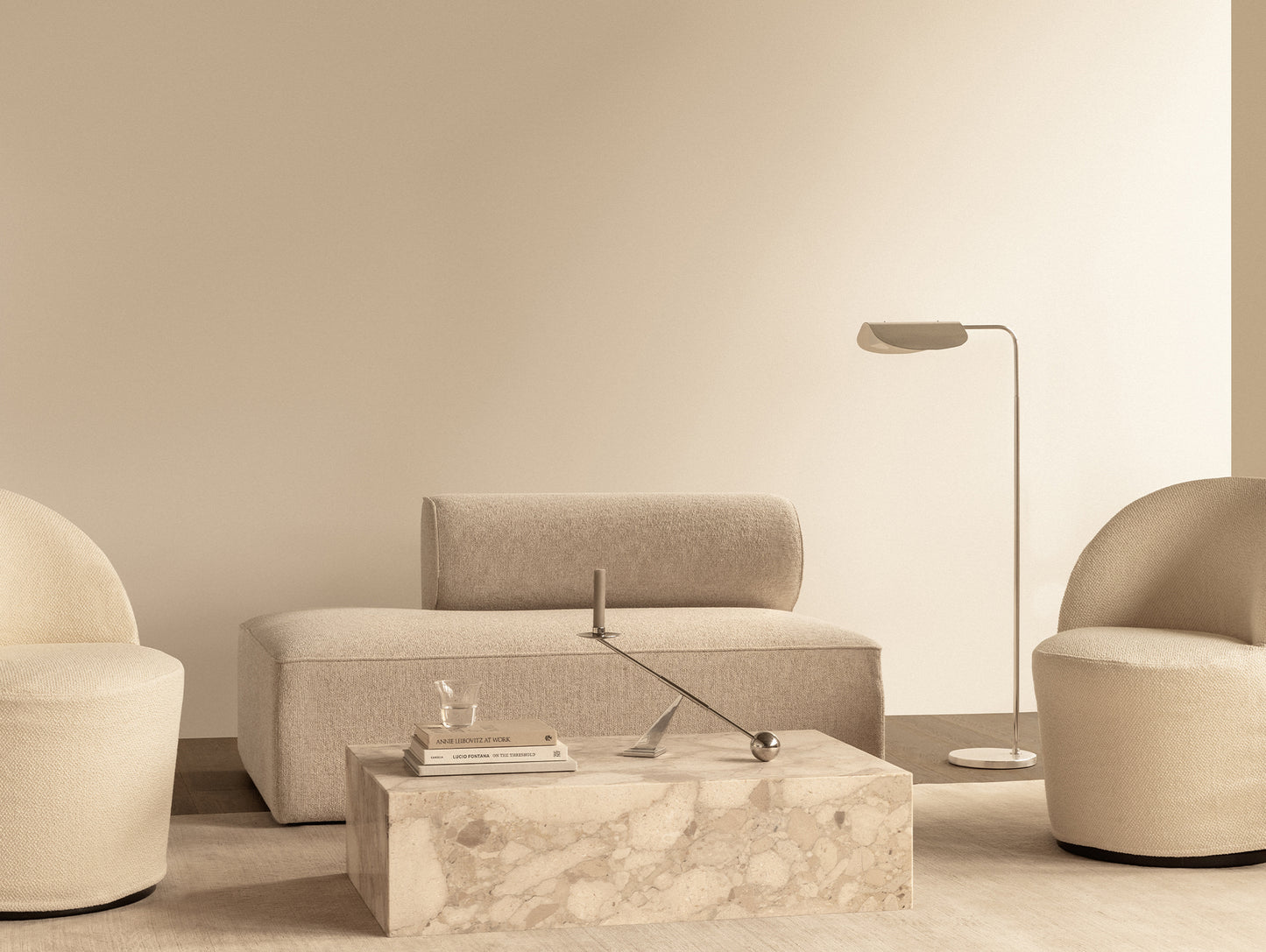 Wing Floor Lamp by Audo Copenhagen - Polished Aluminium