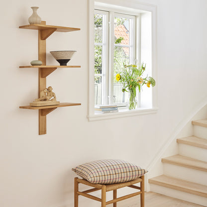 B100 Soro Shelf by FDB Mobler - Three Tier Shelves Short (Width: 50  cm / Height: 100 cm)