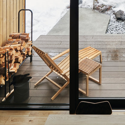 Between Lines Deck Chair by Fritz Hansen