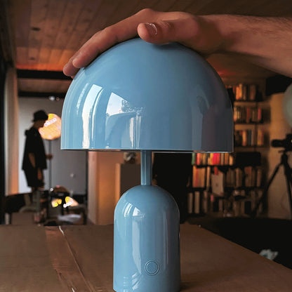 Bell LED Portable Lamp by Tom Dixon - Baby Blue
