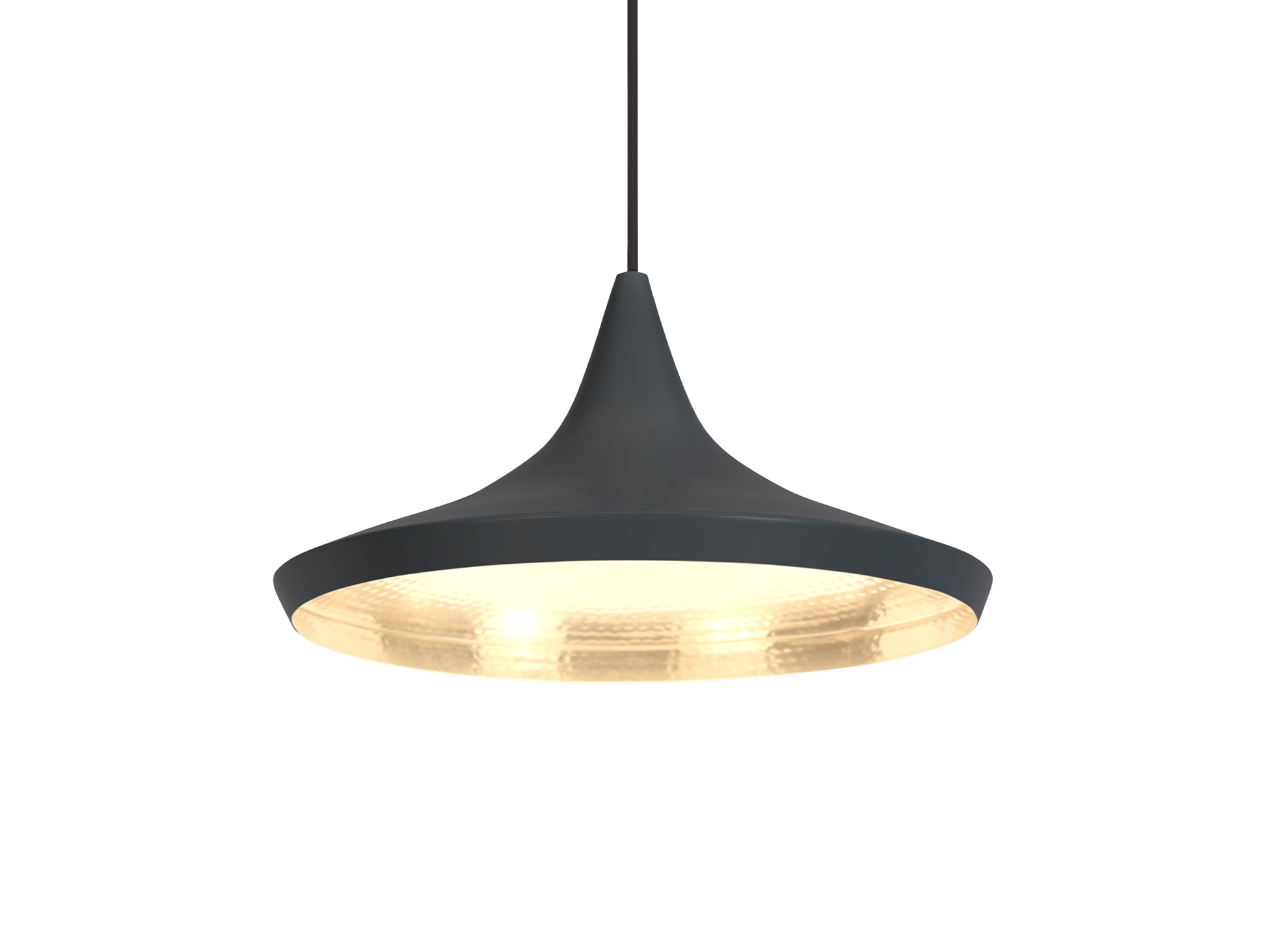 Beat Wide LED Pendant Light by Tom Dixon - Black