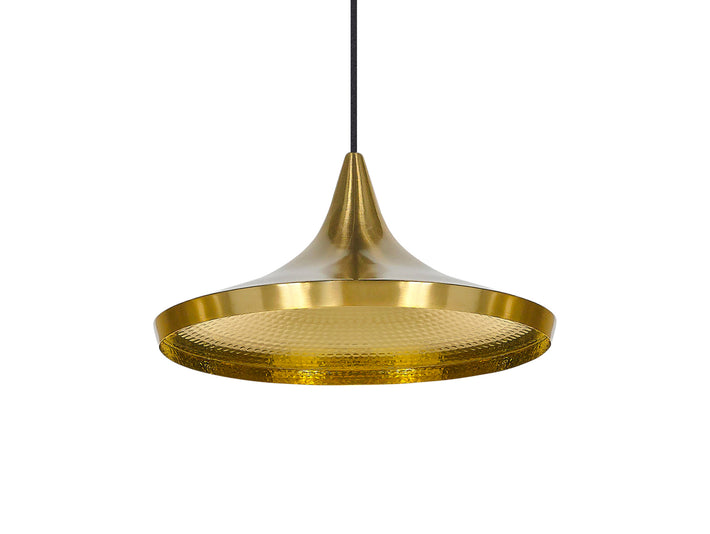 Beat Wide LED Pendant Light by Tom Dixon - Brass