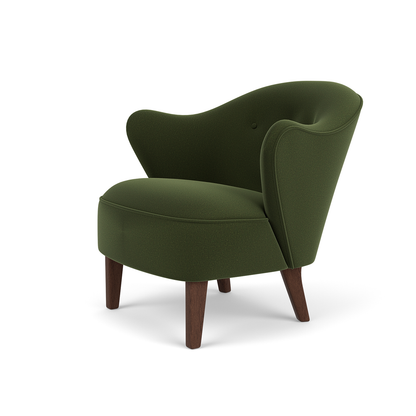 Ingeborg Lounge Chair by Audo Copenhagen - Dark Stained  Oak / Mohair 8205