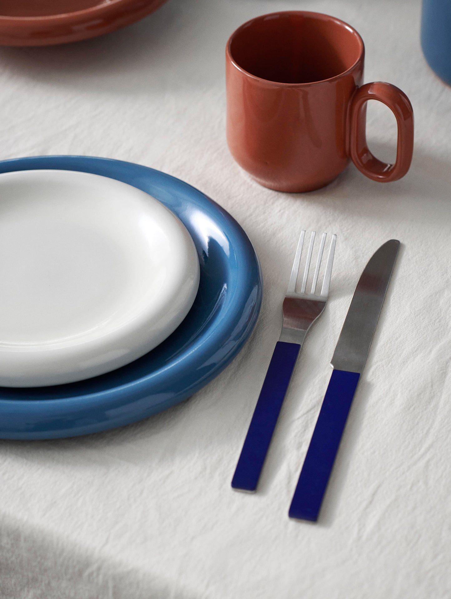 MVS Cutlery - Set of 4 by HAY - Dark Blue