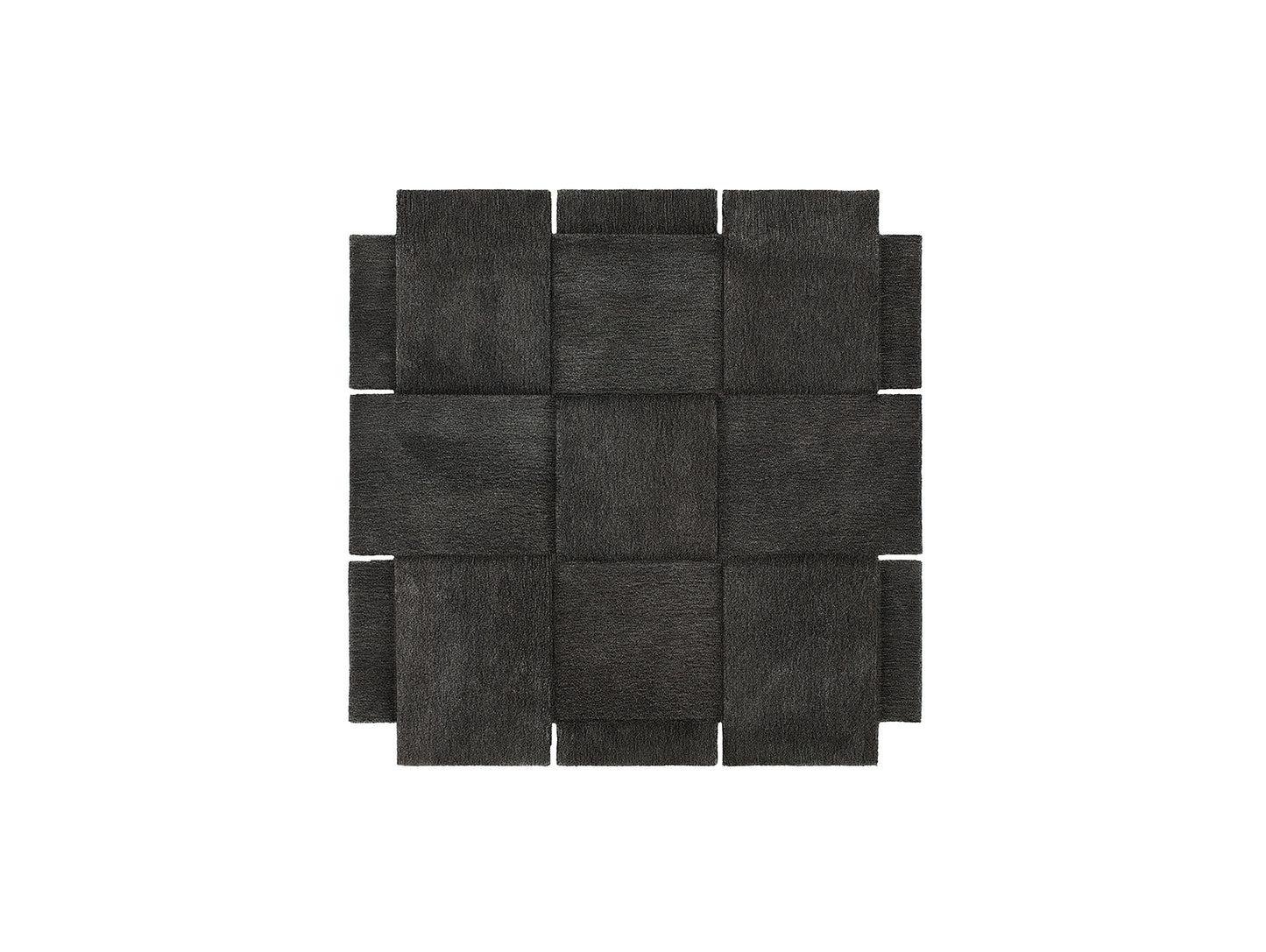 Basket Rug by Design House Stockholm - 180 x 180 / Dark Grey