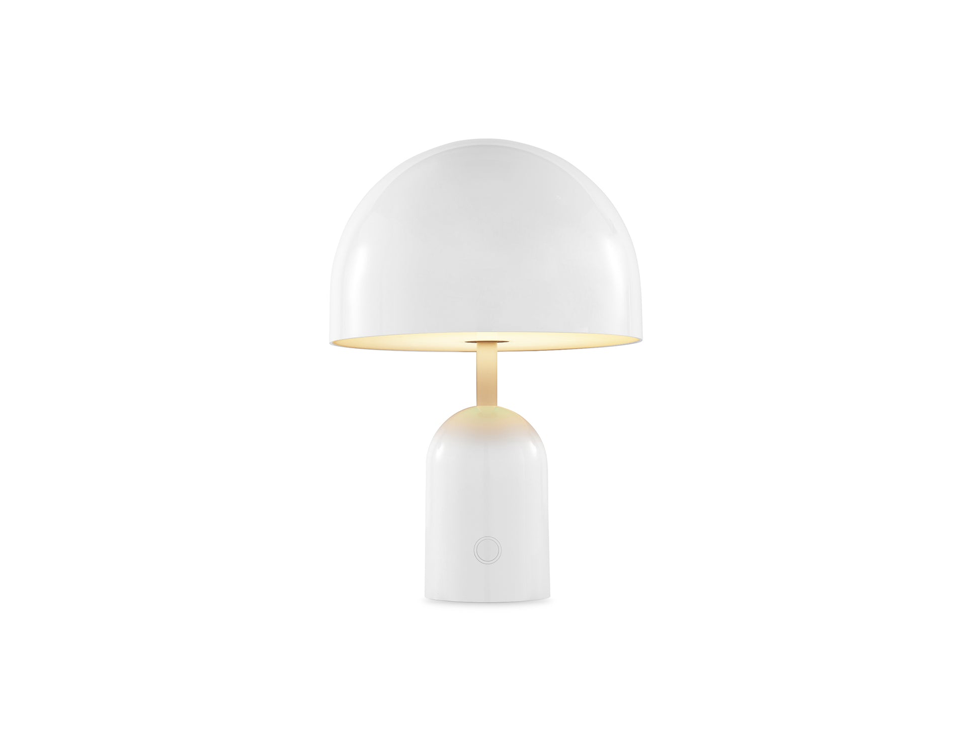 Bell LED Portable Lamp by Tom Dixon - White