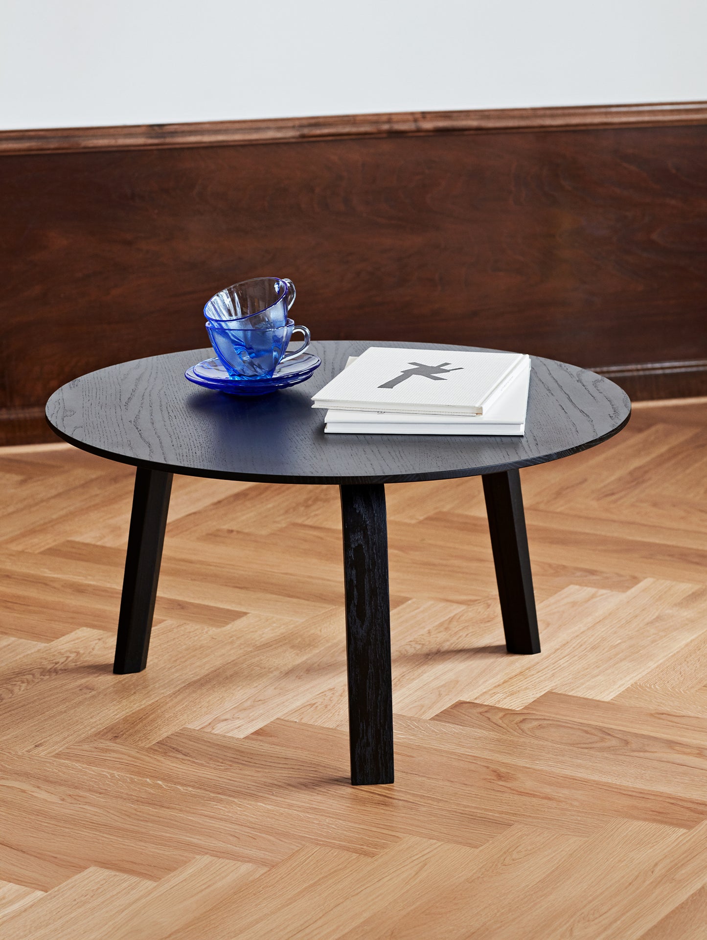 Bella Coffee Table by HAY - Black Oak