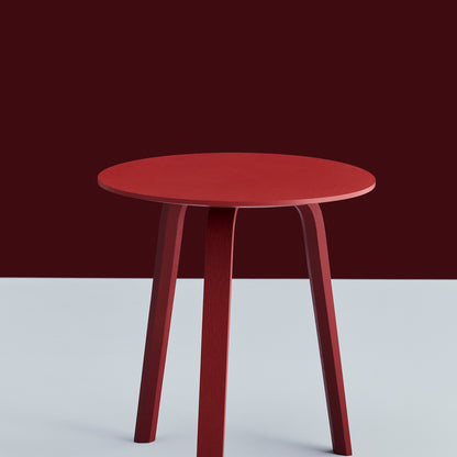 Bella Coffee Table by HAY - D45, H49 / Tile Red Oak 