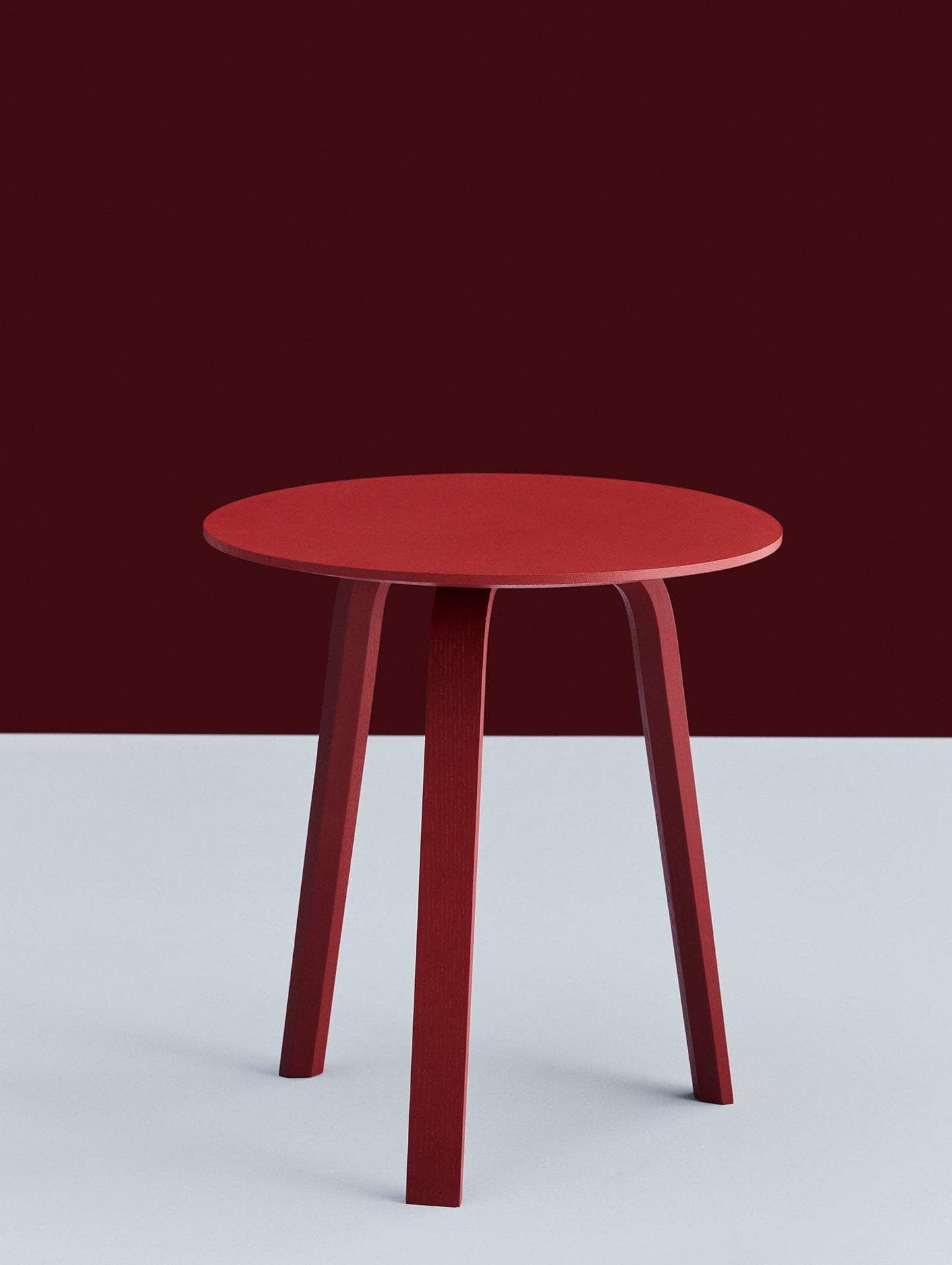 Bella Coffee Table by HAY - D45, H49 / Tile Red Oak 