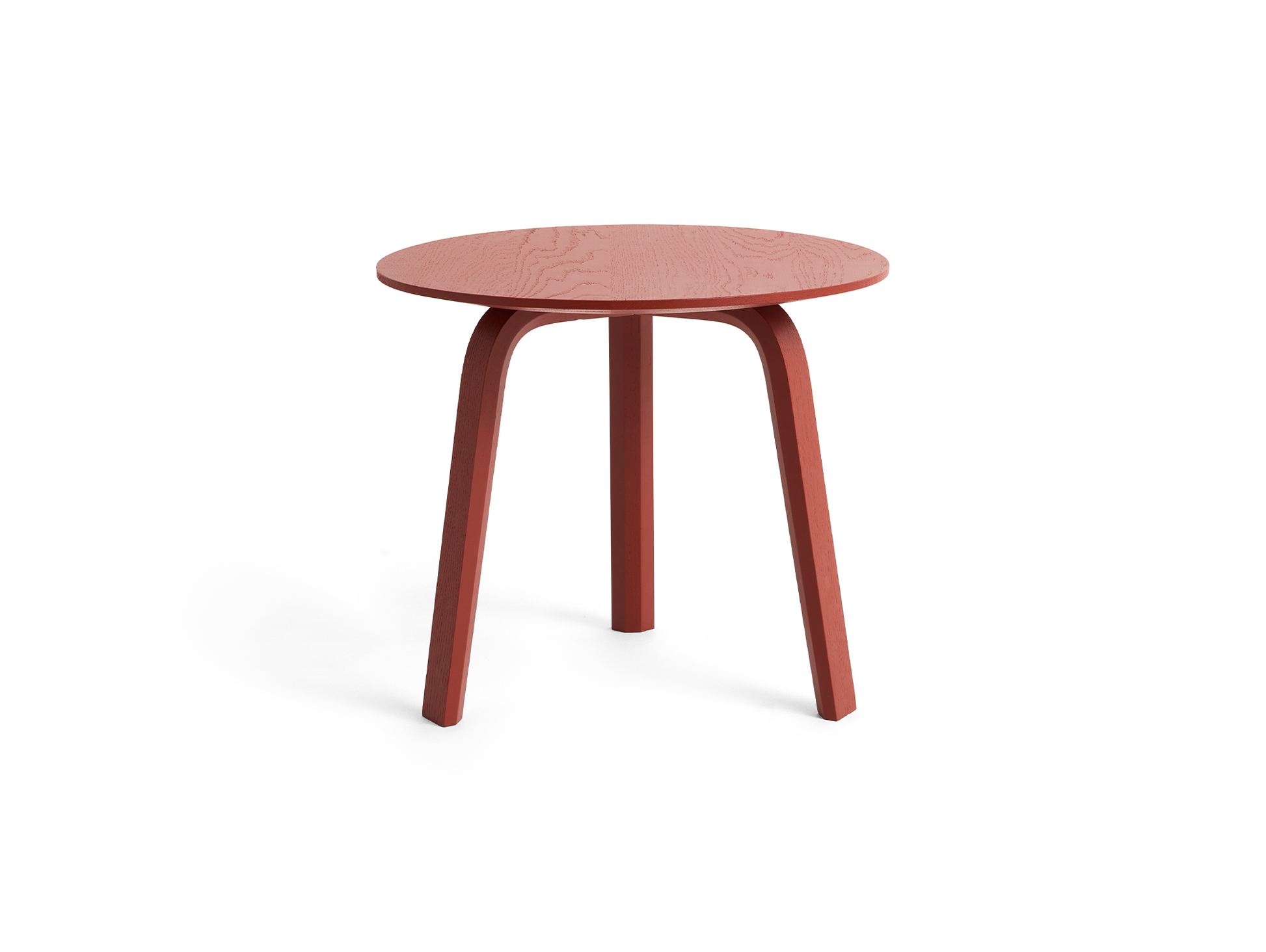 Bella Coffee Table by HAY - D45, H39 / Tile Red Oak