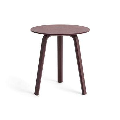 Bella Coffee Table by HAY - D45, H49 / Dark Bordeaux Oak